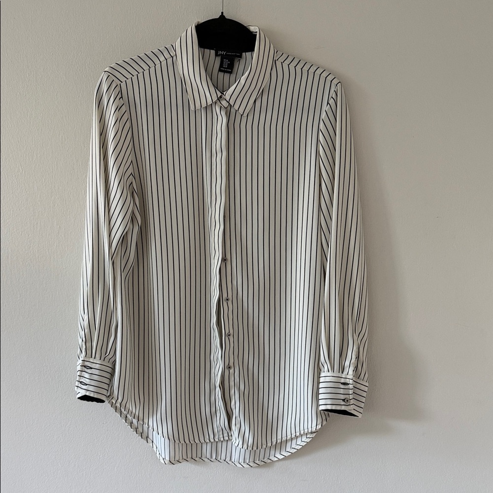 Black and White Striped Shirt